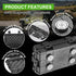 Upgraded Black Magnetic Key Box for Under Car, Waterproof Magnetic Key Holder for Outdoor Vehicles - Hidden Key Box