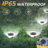 Lights,16 Pack INCX Solar Ground Solar Lights Outdoor Waterproof, Solar Garden Lights Landscape Lighting for Patio