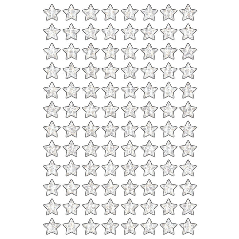 Trend Silver Sparkle Stars superShapes Stickers, 400 Count, Classroom Incentives