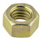 MAKERS BOLT 1/4"-20 (100 Pack) Grade 8 Hex Nut, Coarse Thread, Yellow Zinc by