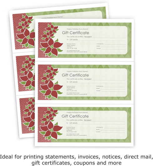 PrintWorks Professional Paper, 8.5 x 11, 20 lb, 500 Sheets, White with 2 Horizontal Perfs