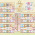 GZCQLKOR Tabs,75 Bible Tabs, Floral Theme Tabs for Women and Men Study Bible Index Tabs, Bible Journaling Supplies