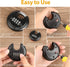 DAYGOS Combination Disc Padlocks for Outdoor - Heavy Duty 4 Digit Code Lock, Combo Discus Lock for Storage Unit, Gate,