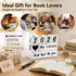 Pawnoc Counter, 4-Digit Books Read This Year Wooden Reading Tracker for Bookshelf Decor, Gift for Book Lovers, Readers