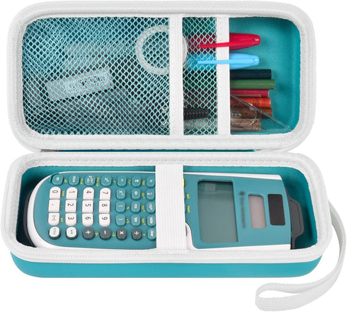 Case Compatible with Texas Instruments TI-30XS, MultiView Scientific Calculator Storage Holder with Mesh Pocket