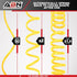 ABN Recoil Hose, 1/4in x 50ft Portable Polyurethane Coil Hose for Air Compressor, Nailer, Sprayer, Staple Gun by ABN