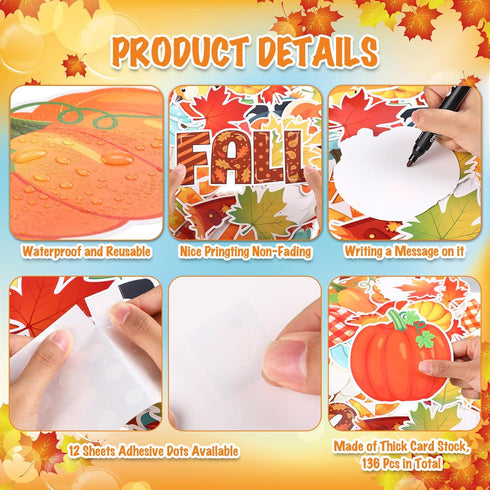 Zonon Christian Fall Love with Jesus Bulletin Board Set, Autumn Decorations, Maple Leaf Pumpkin Cutouts for Thanksgiving