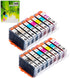 NEXTPAGE CLI 42 Ink Cartridges Replacement for Canon CLI-42, Compatible with Pro-100 Printer, 8 Colors, 2 Set, 16 PCS