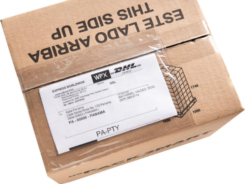 USPACKSMART 100 Units Clear Packing List Shipping Label Envelopes 7.5"x5.5" - Heavy Duty Adhesive for Labels, Invoices