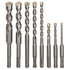 8-Piece SDS Plus Drill Bit Set, Carbide Tipped Rotary Hammer Bits for Brick, Stone, Concrete