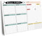 Weekly Planner Pad, 52 Letter Size Tear Off Sheets, 8.5” x 11” Undated Calendar Weekly Desk Planner Notepad
