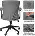 4 Set Tallew Pieces Office Chair Covers Computer Universal Protective Stretchable Chair Seat Covers Desk Armrest