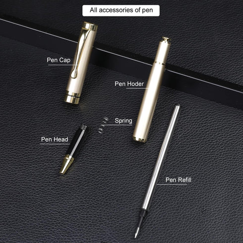 Luxury Ballpoint Pens Gift Set for Men & Women, Professional Executive Office Pens, Classy Gift Box