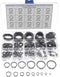 290PCS External Retaining Ring C-Clips Assortment Kit in Black Alloy Steel