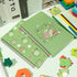 L1rabe 2 A5 Frog Spiral Notebooks, Cute Frog Playing Banjo, College Ruled Hardbound Notebooks for Kids Teens Christmas