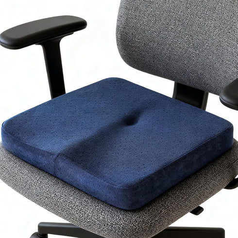 PILULY Ergonomic Memory Foam Seat Cushion with Breathable Design for Chair Car Home Pressure Relief