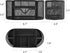 deli Black Mesh Desk Organizer with Drawer, Metal Stationary Caddy, 8 Compartments for Office Desktop Storage