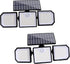siarenomo Solar Outdoor Lights,2500LM 167 LED Motion Sensor Outdoor LightsIP65 Waterproof270Wide Angle with