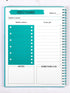 UtyTrees Undated Weekly Planner, A5 To Do List Notebook with 52 Weeks Planning, 5.2"X 7.5", Green