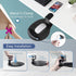 EHO Clamp on Mouse Platform with Gel Wrist Rest, Rotating 360 Degree Attachment for Home Office Desk Organizer