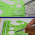 Pacific Arc Landscape Template Guide with Trees, Shrubs, Hedges, Fences, and Terraces