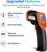 Etekcity Infrared Thermometer Upgrade 774, Heat Temperature Temp Gun for Cooking, Laser IR Surface Tool for Pizza, Griddle, Grill, HVAC, Engine, Accessories, -58°F to 842°F, Orange by Etekcity