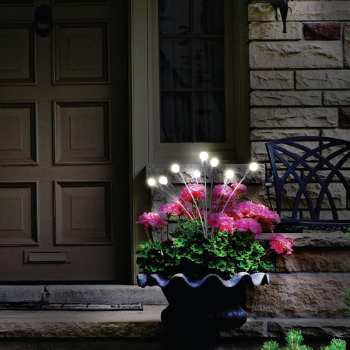 Sensor Brite Solar Garden Lights, Pack of 2 Adjustable Outdoor Lights with 10-Hour Illumination
