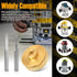 Ahuliao 71333 Set 1/4 1/8" 1/4 Inlay Router Bit Bushing for Templates High RPM Routing, Includes Carbide Spiral Bit +