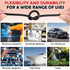 22 Gauge Wire 2 Conductor Electrical Wire, 22 AWG Stranded PVC Cord for Automotive Marine LED Strips Lighting (50FT)
