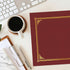 Certificate/Document Cover, 12 1/2 x 9 3/4, Burgundy, Pack of 6