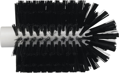 Vikan 5380-103-9 Stiff Tube Brush, Polyester, 3-7/8" x 6-1/2" OAL, Black Cleaning Tool