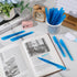 Fuutreo 60 Pack Pastel Highlighters, Bright Color Chisel Tip Dry Quickly Safe Pens for Adults Home School Office (Blue)