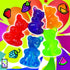 Raymond Geddes Gummy Bear Scented Pencil Toppers, Pack of 24, Fun Colorful School Supplies for Kids