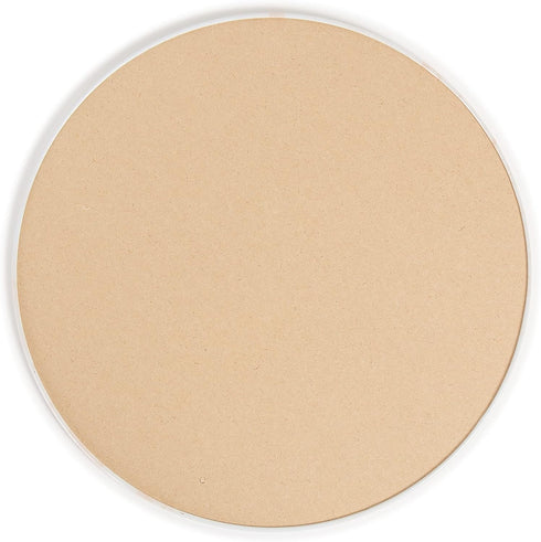 U Brands Magnetic Round Coral Marble Dry Erase Board, 12” Diameter, Includes Marker