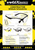 voltX 'CONSTRUCTOR' BIFOCAL Reading Safety Glasses, CLEAR +2.5 Dioptre, ANSI Z87.1+ & CE EN166F