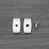 20pcs Wire Rope Clips Galvanised Steel Egg Shape Cable Clamp for 2mm/3mm/4mm/5mm Steel Cable Rope