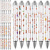 Sayglossy 24 Pcs Funny Chicken Pens Lovely Retractable Gel Pens Novelty Animal Black Ink Rollerball for School Office