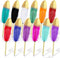 ZAUGONTW 12Pcs Vintage Feather Ballpoint Pen, Signing Pen for Guest Signature, School Office Wedding Supplies