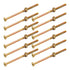 Runseaway 12Pcs M6 x 110mm Furniture Bolt and Barrel Nut Set, Zinc Plated