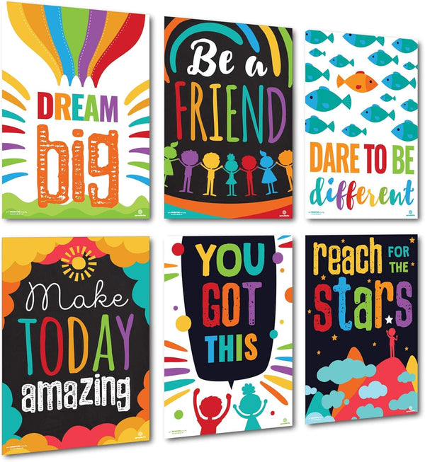 Sproutbrite Classroom Decorations, Posters for Teachers, Bulletin Board and Wall Decor for Pre School, Elementary,