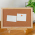 MAGICLULU Wooden Frame Message Board - Pin Board with Wood Easel Display Stand, Tripod Holder, and Cork Notes Box