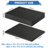 Storystore Polyurethane Foam Sheet, 4 Pcs Black Foam Inserts for Cases, Toolbox, Camera Storage, Game Box