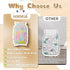 HMMIA (40Pcs) Personalized Magnetic Reward Jar for Kids, Star Jar Reward System with Colorful Letter Stickers, Potty