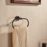 Bronze Towel Ring, Bathroom Towel Holder, Bath Oil Rubbed Hand Towel Rack Hanger Wall Mounted Farmhouse by BigBig Home
