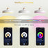 Bulbs, Bulb Dimmable, A19 E26 9W 800LM 2.4Ghz 2 Pack DiCUNO Smart Light Wi-Fi Bluetooth LED Lights, Multi Colors