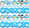 Winter Bulletin Board 78.7FT Cutout Classroom Decor, Snowflake Border, Christmas Holiday Trim