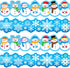 Winter Bulletin Board 78.7FT Cutout Classroom Decor, Snowflake Border, Christmas Holiday Trim
