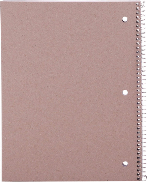 Mintra Office Spiral Notebooks - 6 Pack Pastel Wide Ruled, 70 Sheets for School and Business