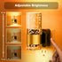 2 Pack Dimmable JandCase Night Light, Automatic Night Lights Plug into Wall, LED Night Light with Adjustable