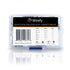 Wirefy 100 PCS Non Insulated Butt Connectors Kit, Uninsulated Crimp Wire Connectors for 24-8 AWG